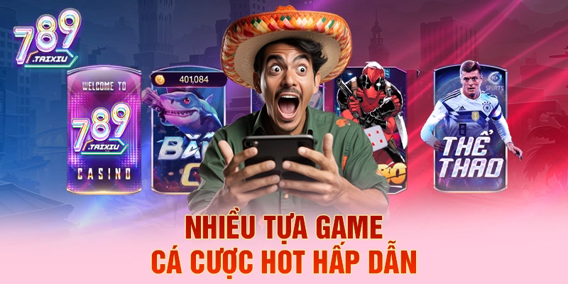 Các tựa game cá cược hấp dẫn tại 888bet